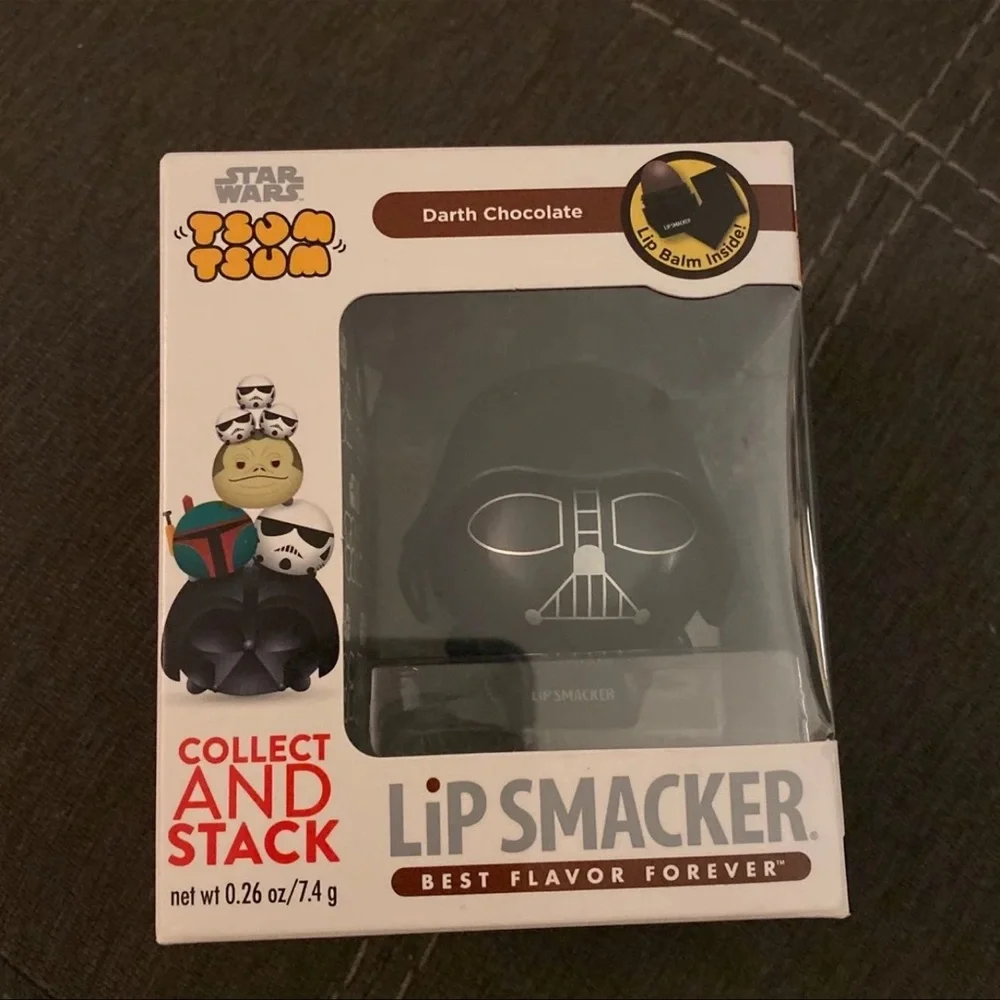 🥰🥰Disney Tsum Tsum Princess Leia and Darth Vader Lip Smacker Set🥰🥰